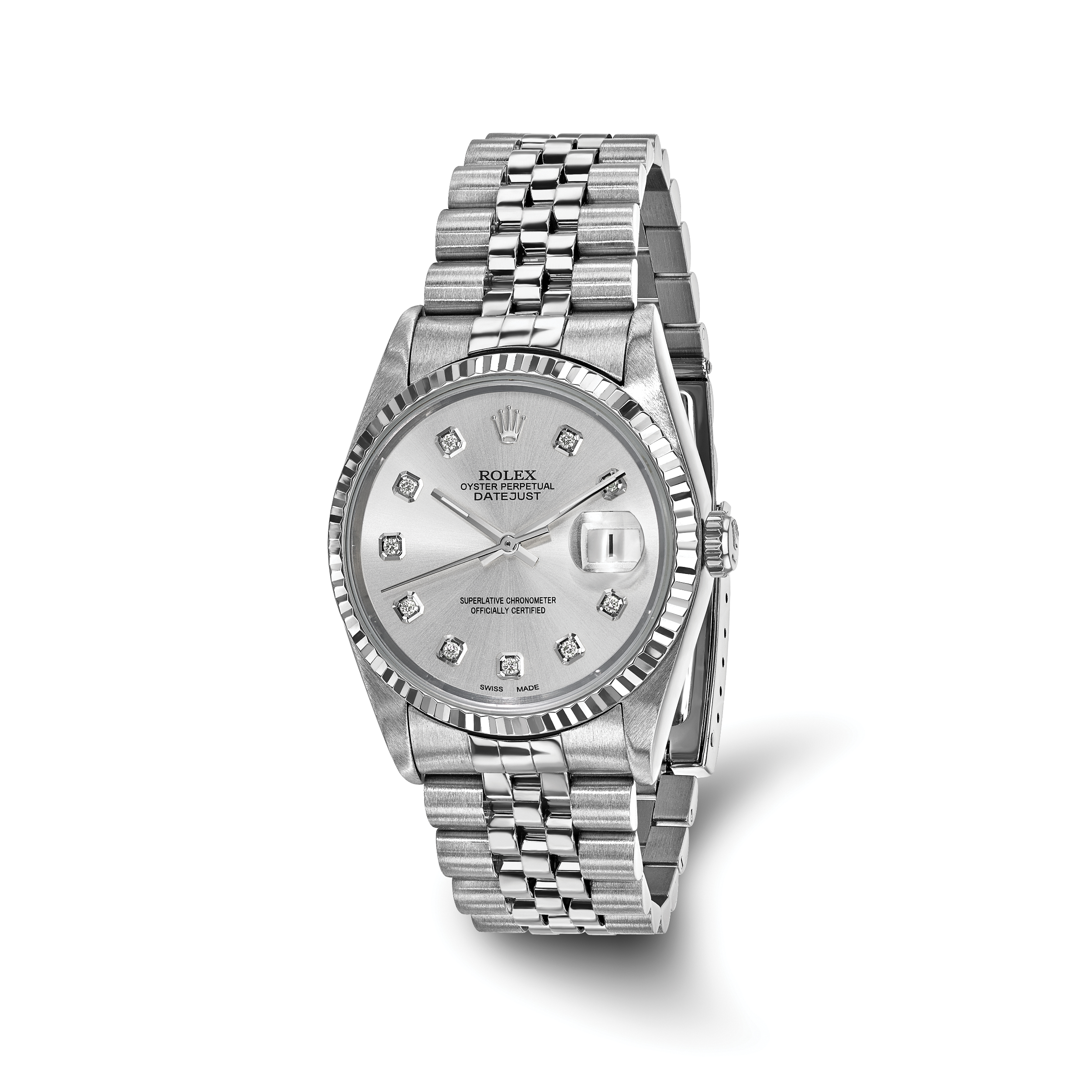 Pre-owned Rolex-Independently Certified Steel 36mm Jubilee - 10154