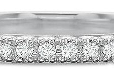 14k white gold wedding band