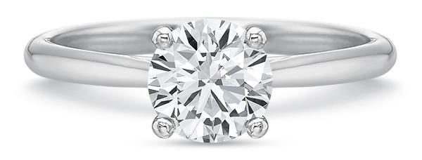 14k white gold engagement ring