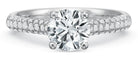 14k white gold engagement ring