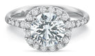 18k white gold engagement ring