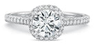 14k white gold engagement ring