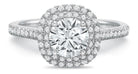 14k white gold engagement ring