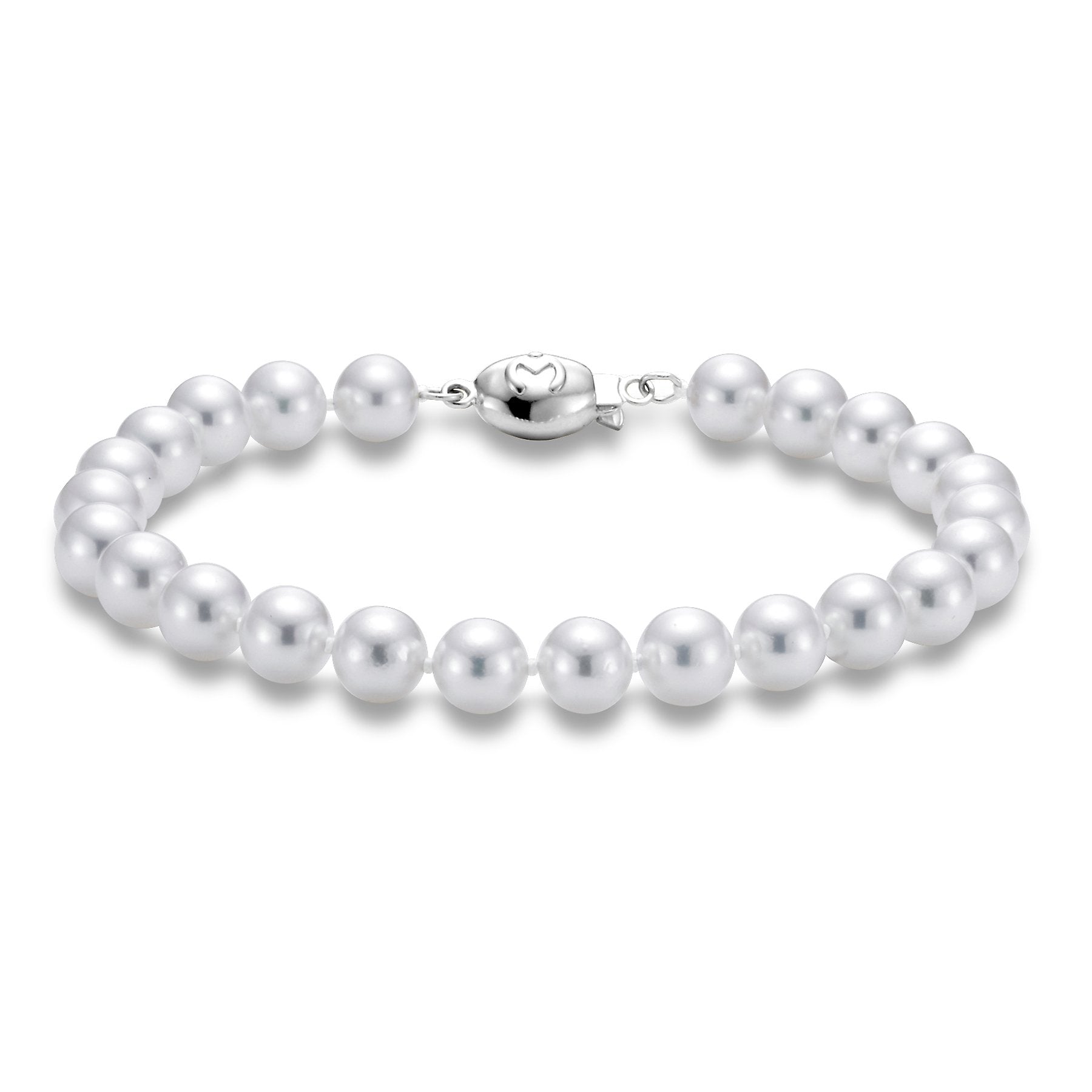 6.5-7mm Akoya pearl strand bracelet
