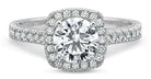 14k white gold engagement ring