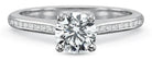 14k white gold engagement ring