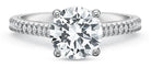 14k white gold engagement ring