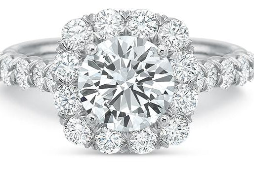 14k white gold engagement ring