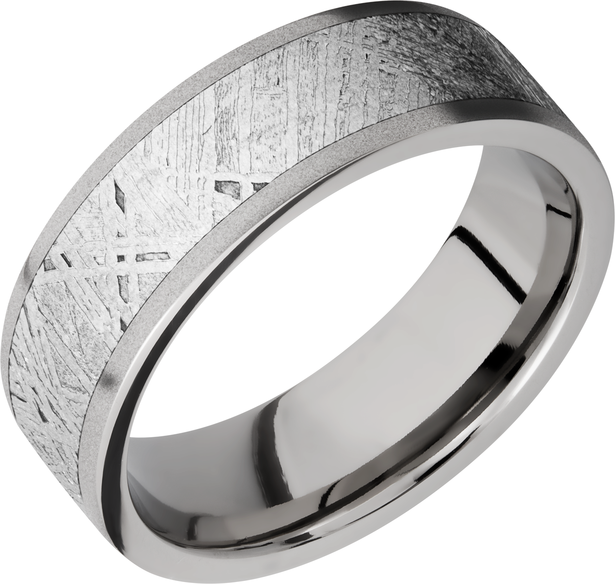 lashbrook meteorite titanium 7mm flat band