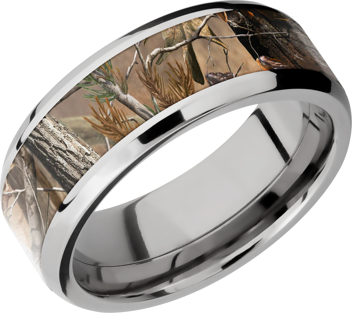 lashbrook titanium 8mm beveled band