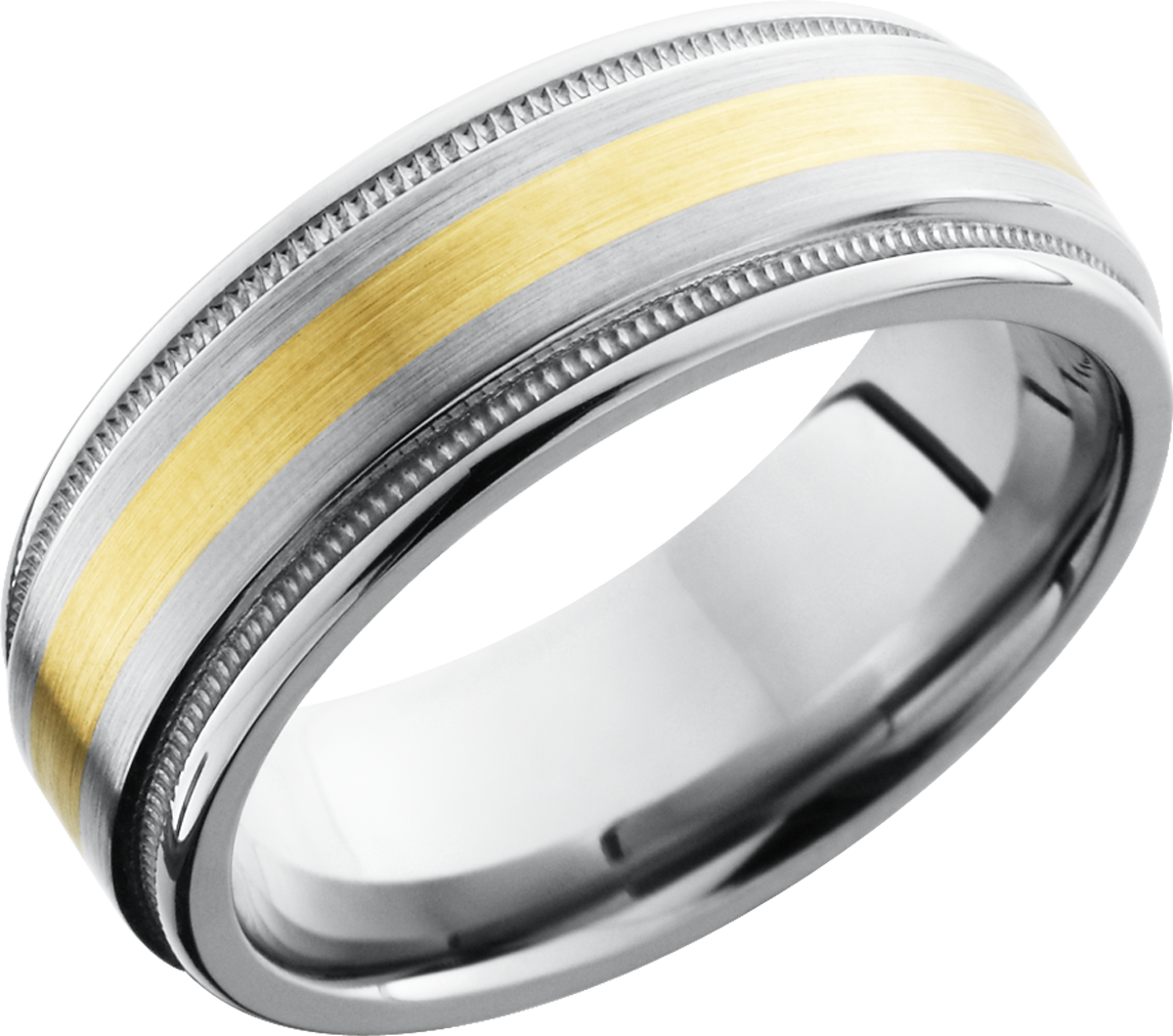 lashbrook titanium collection titanium 8mm flat band