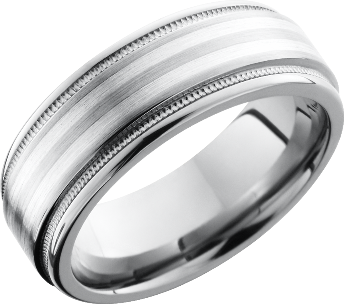 lashbrook titanium collection titanium 8mm flat band
