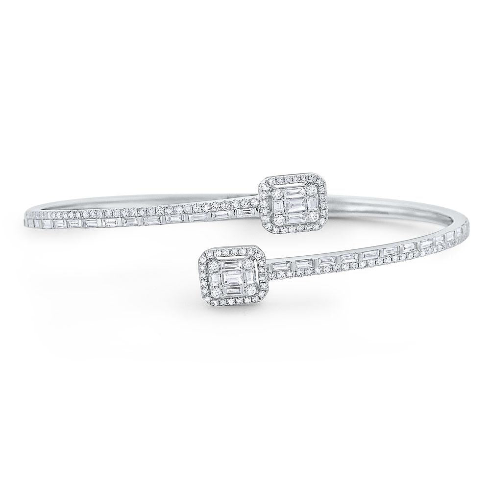 b7527 kc design diamond mosaic wrap bracelet set in 14 kt. gold