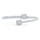 b7527 kc design diamond mosaic wrap bracelet set in 14 kt. gold