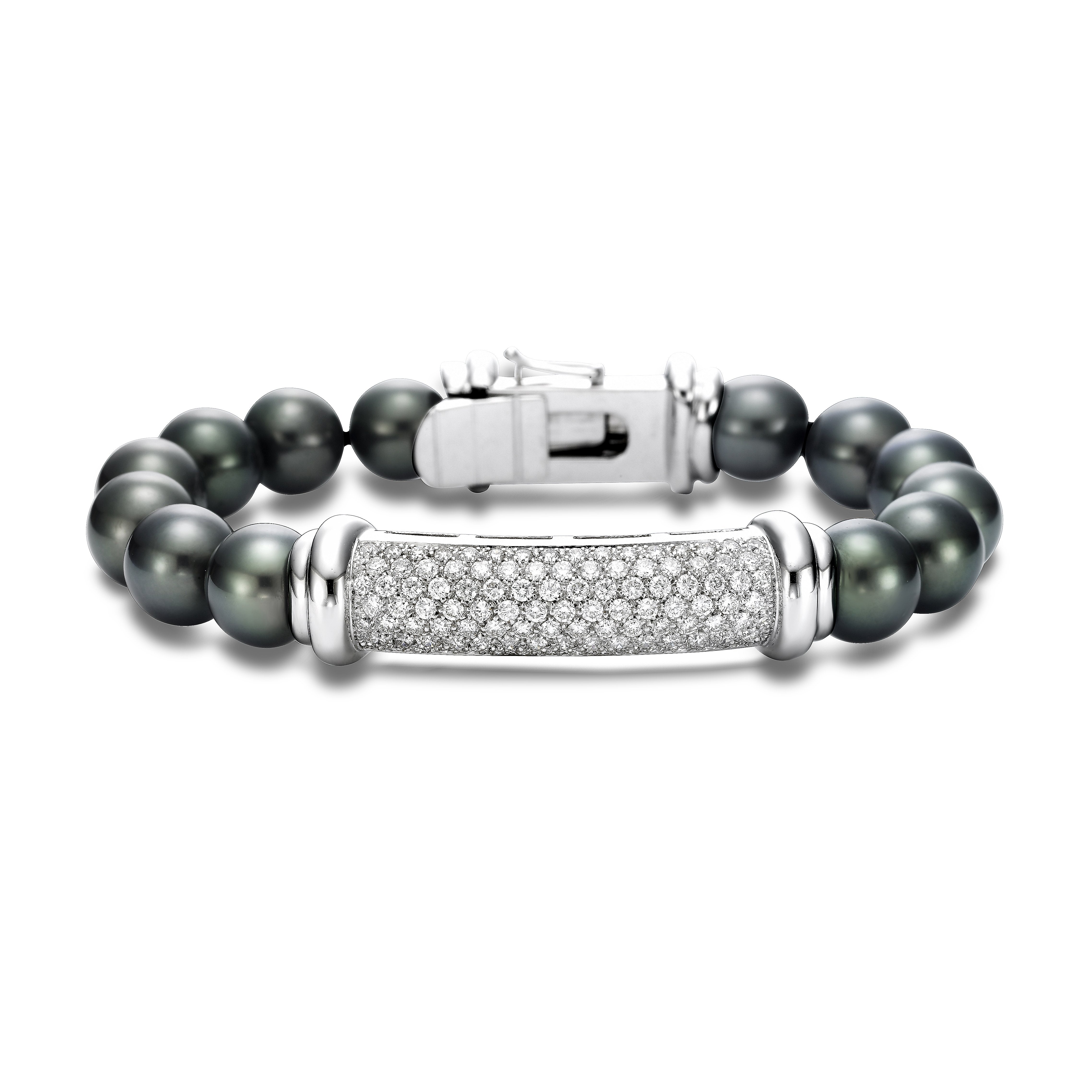 pavé bar bracelet