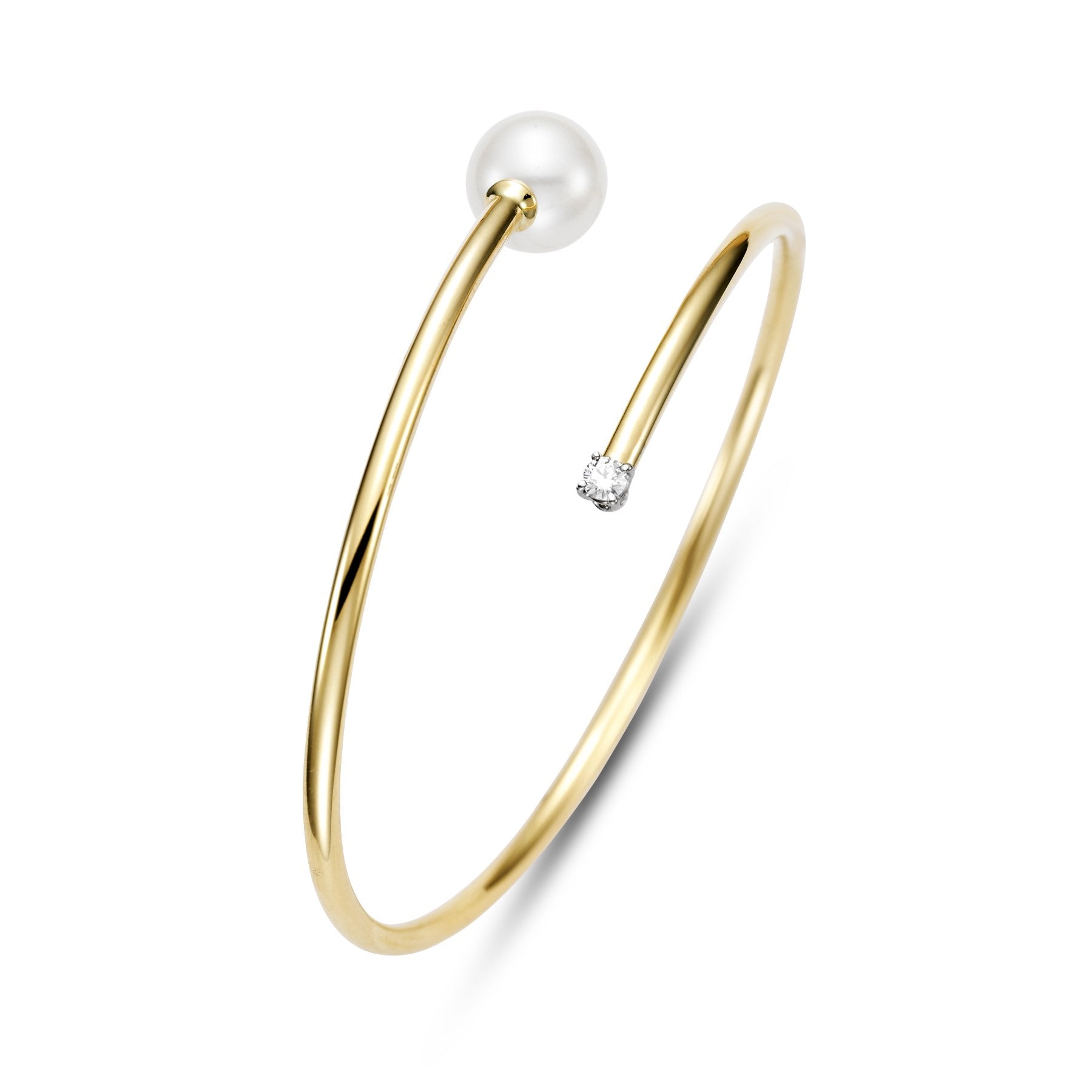 Sorrento spring gold cuff bracelet