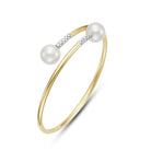 Sorrento spring gold cuff bracelet