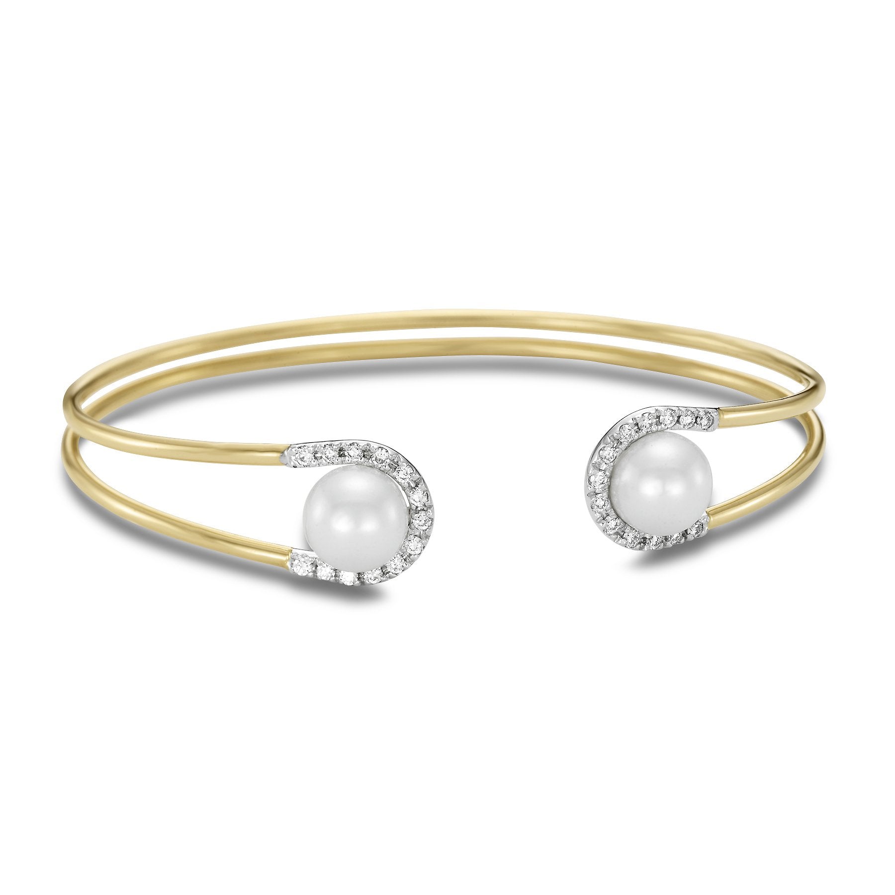 Sorrento diamond cuff bracelet