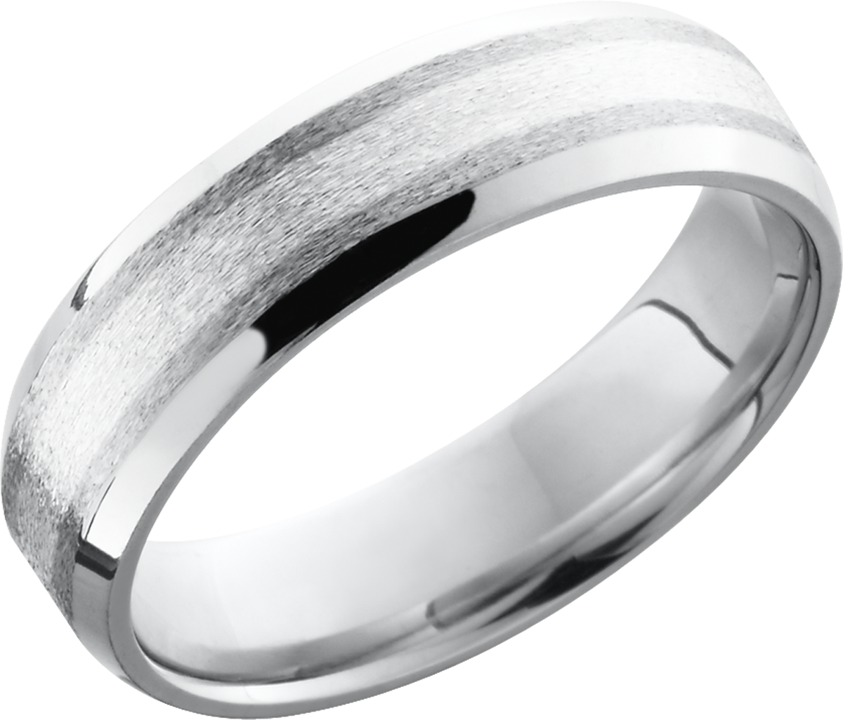 lashbrook cobalt chrome 6mm beveled band