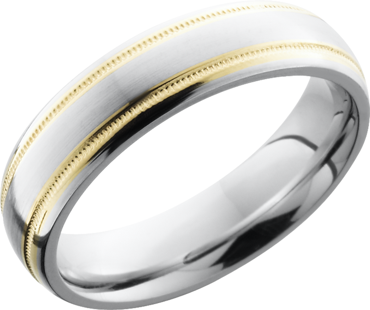 lashbrook cobalt chrome 6mm domed band