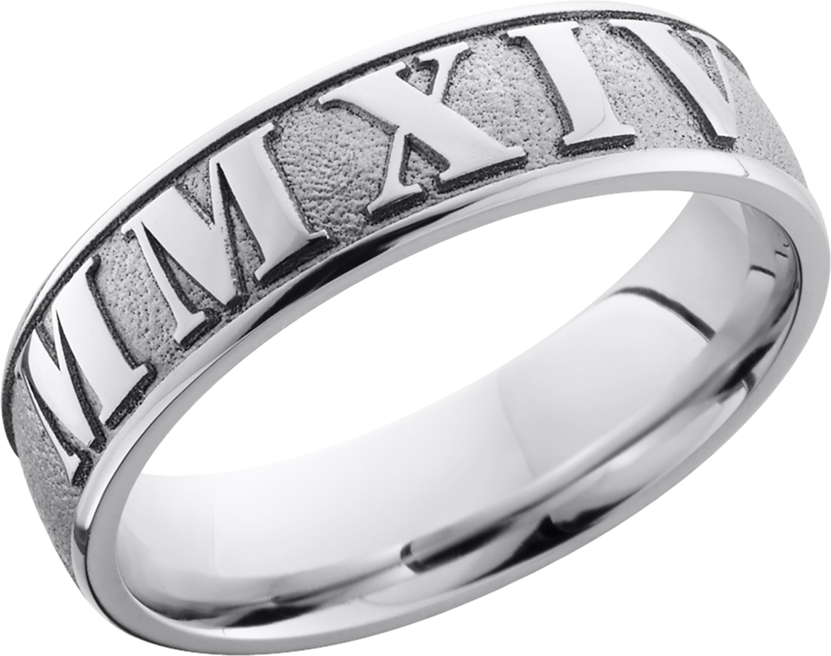 lashbrook cobalt chrome 6mm domed band