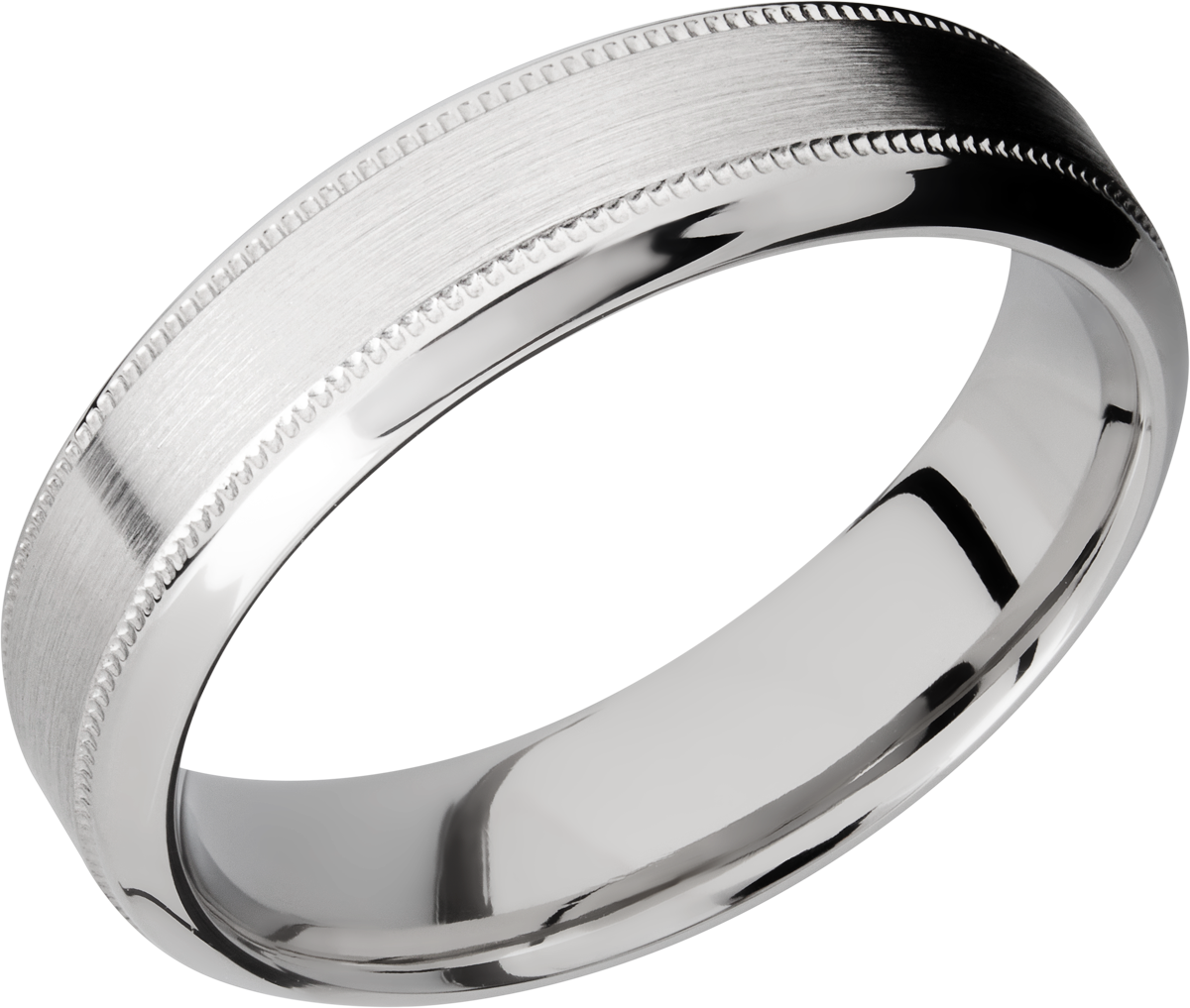 lashbrook classic cobalt chrome 6mm high-beveled band