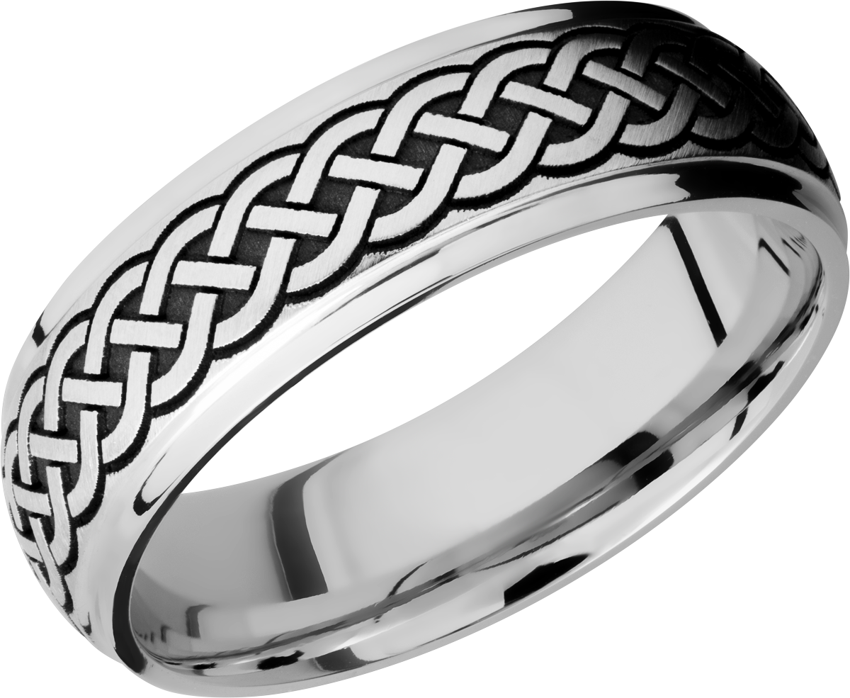 lashbrook cobalt chrome 7mm domed band
