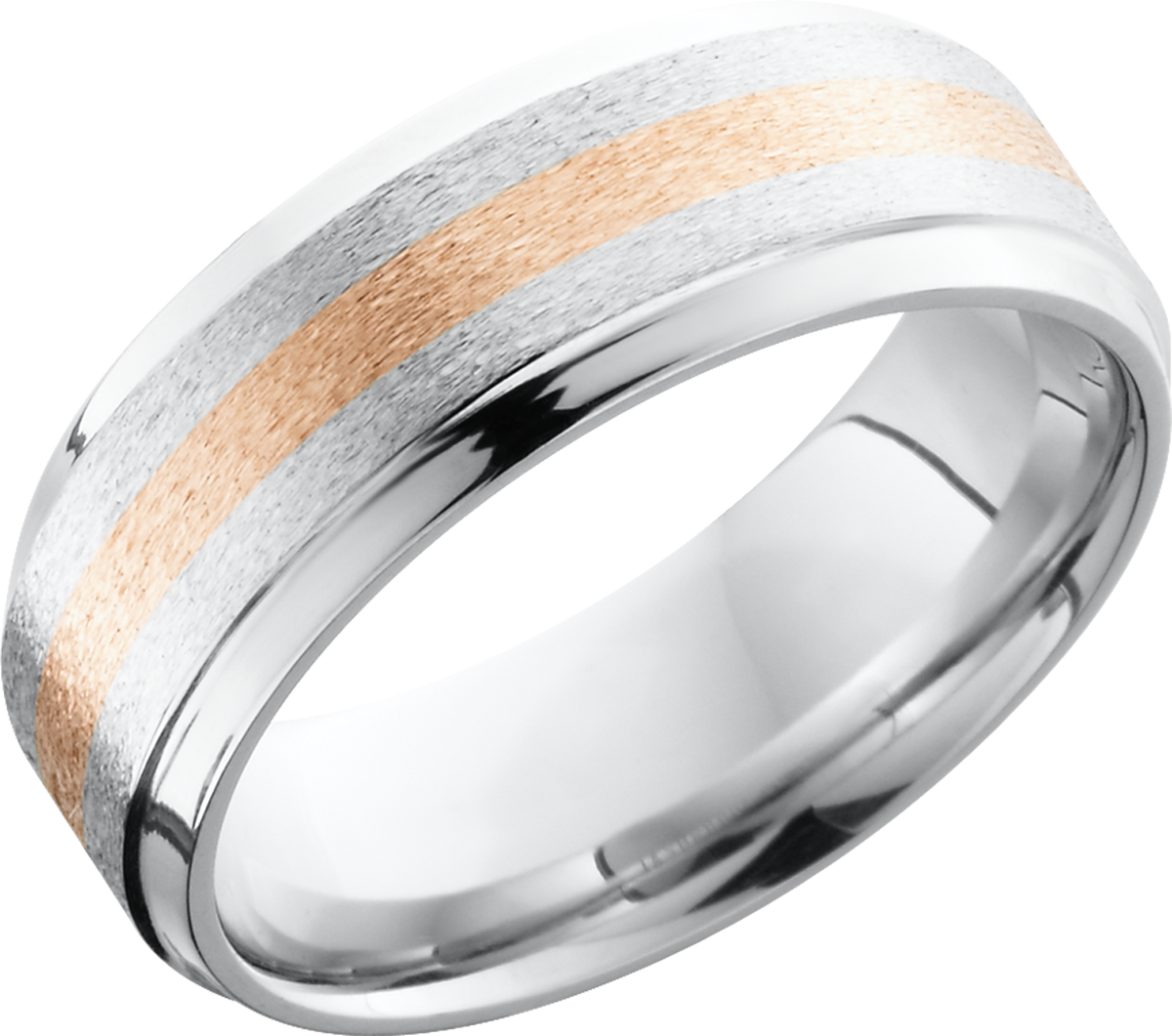 lashbrook cobalt chrome 8mm beveled band