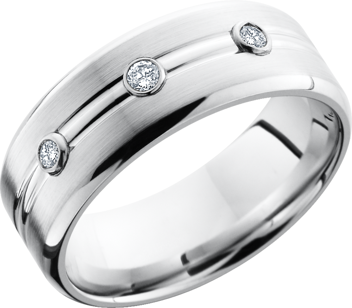lashbrook cobalt chrome 8mm domed band