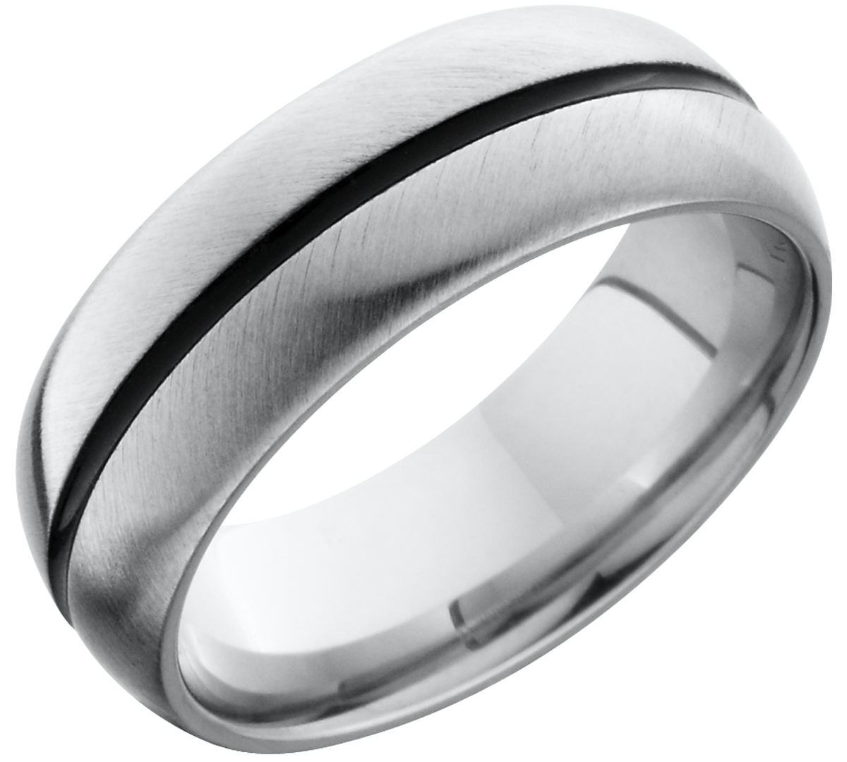 lashbrook cobalt chrome 8mm domed band