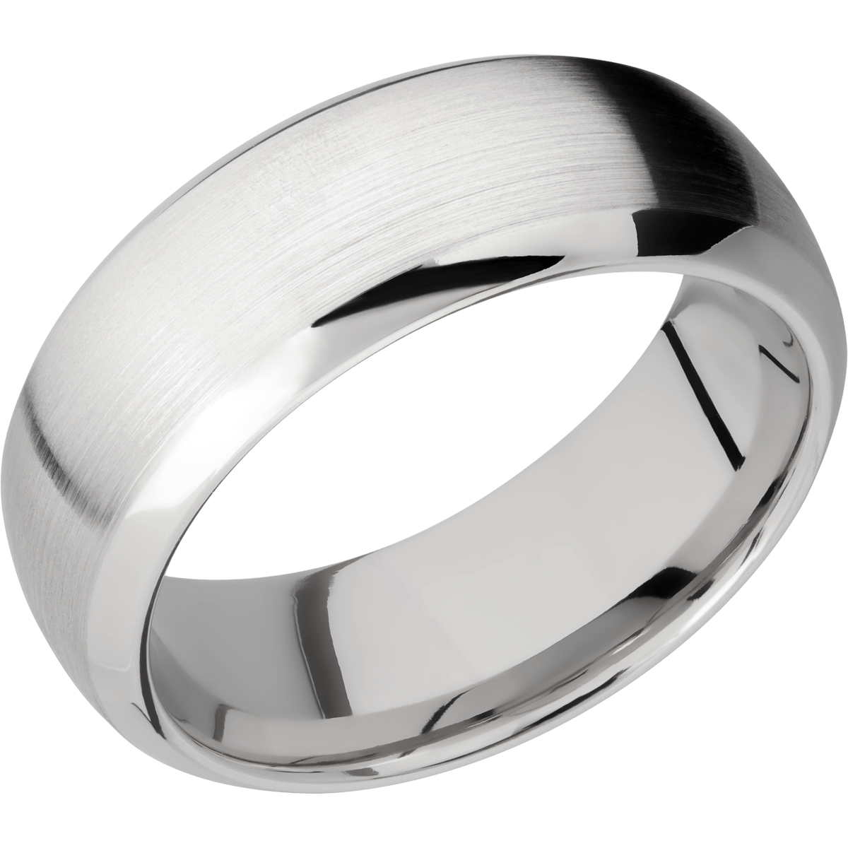 14Kw Wedding Band With Satin & Polish Finish