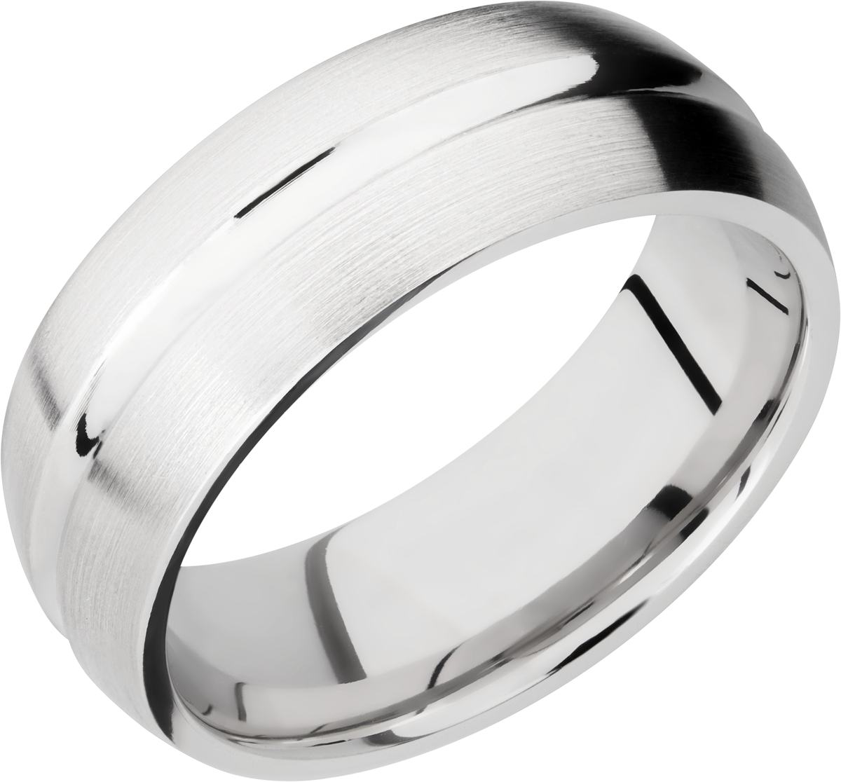 lashbrook classic cobalt chrome 8mm domed concave band