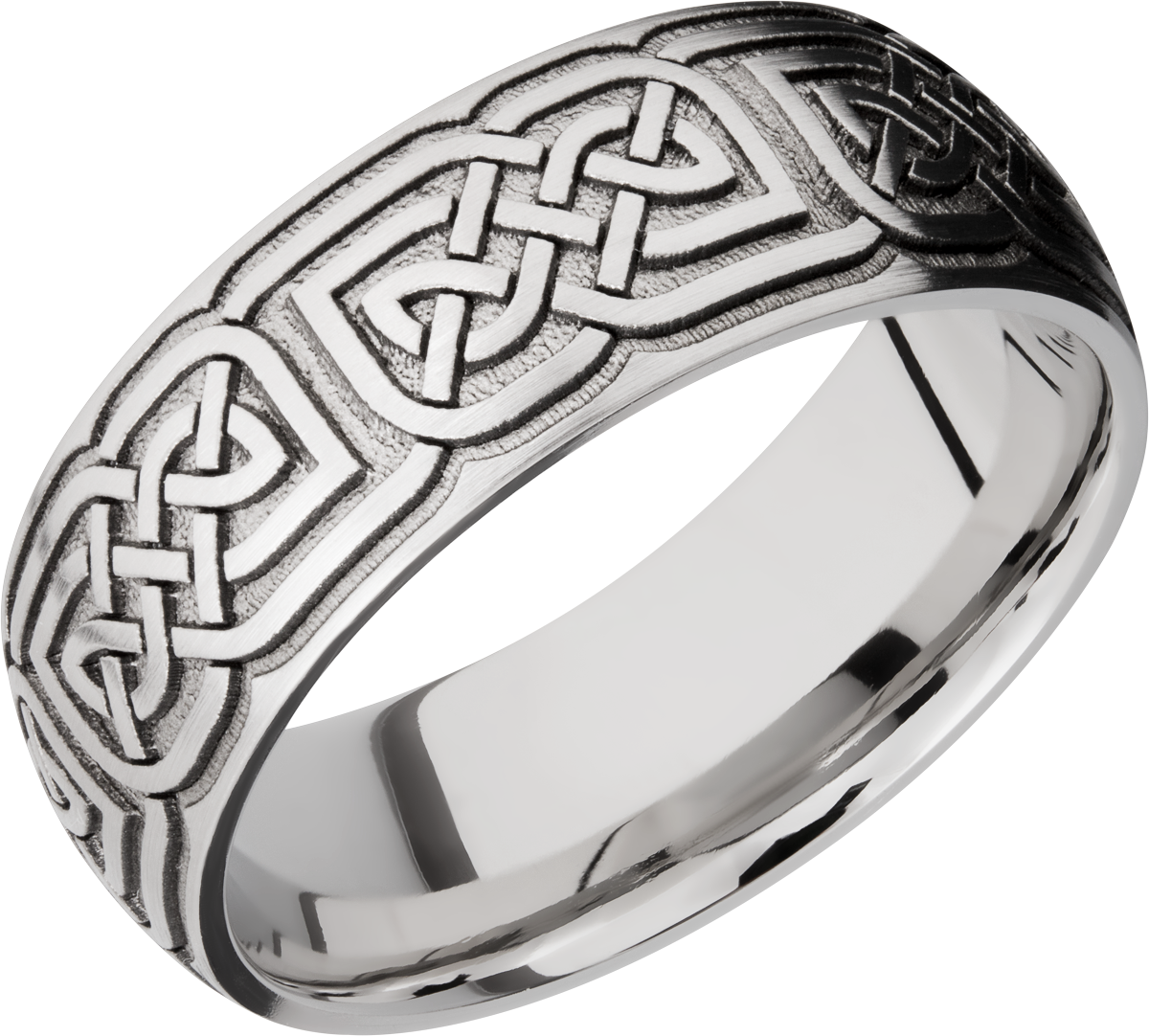 lashbrook cobalt chrome 8mm domed band
