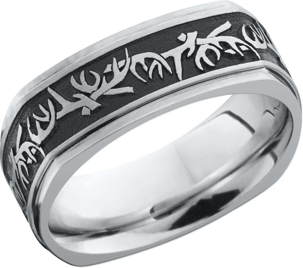 lashbrook cobalt chrome 8mm flat square band