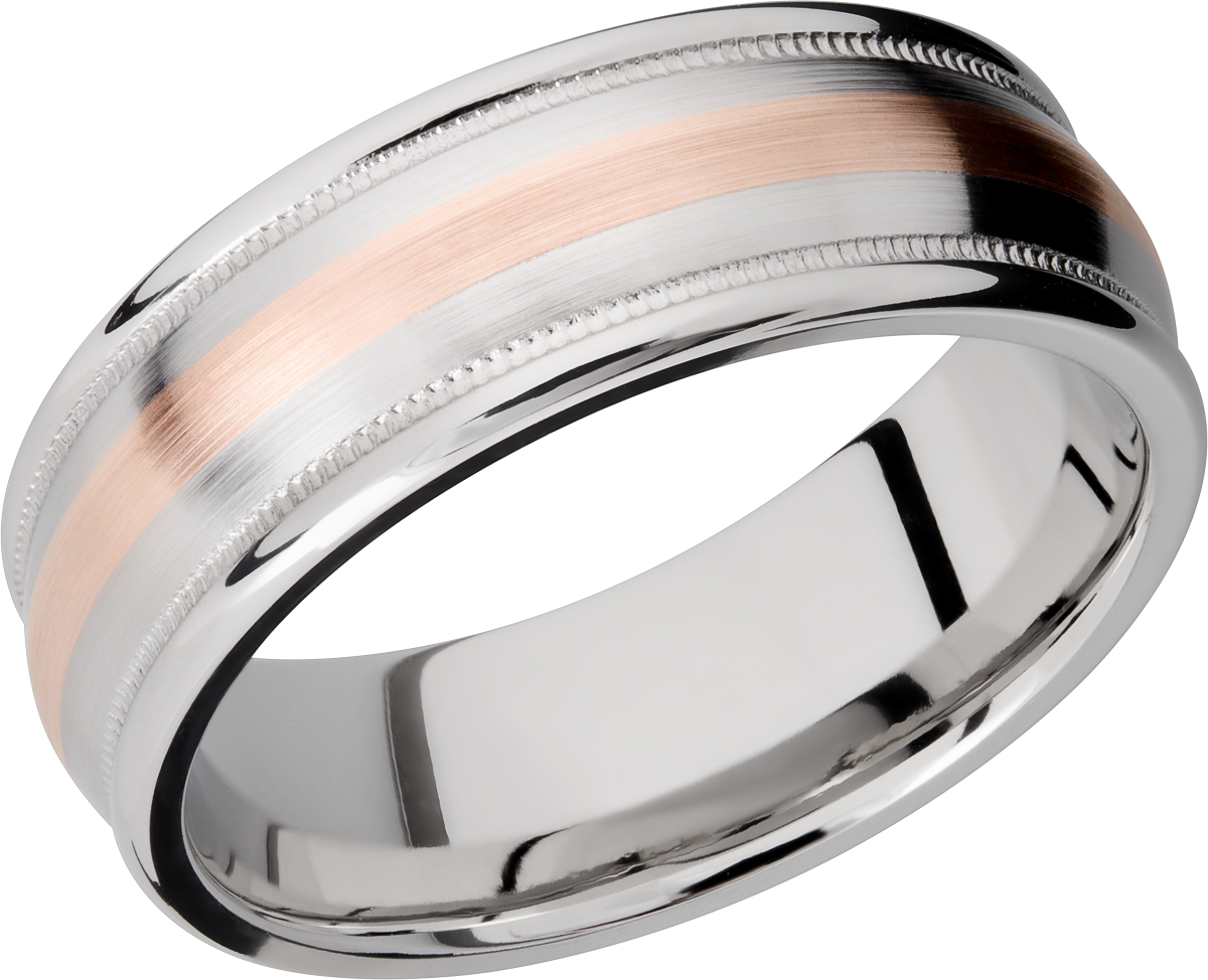 lashbrook cobalt chrome 8mm domed band