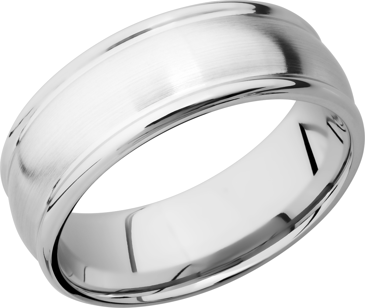 lashbrook classic cobalt chrome 8mm domed band
