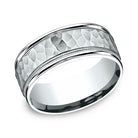 comfort-fit design wedding band
