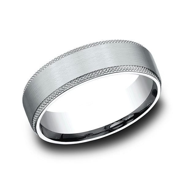 ammara stone comfort-fit design wedding band