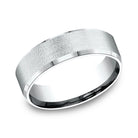 comfort-fit design wedding band