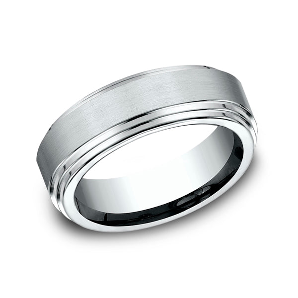 comfort-fit design wedding ring