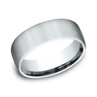 comfort-fit design wedding band