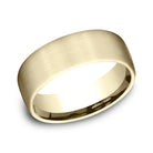 comfort-fit design wedding band