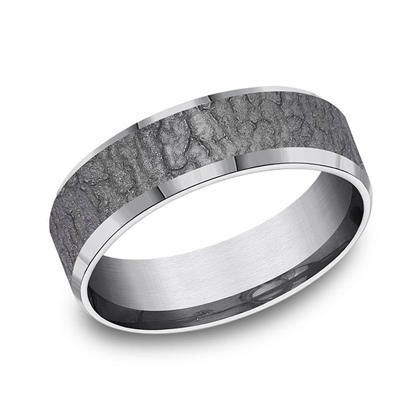 tantalum comfort-fit wedding band