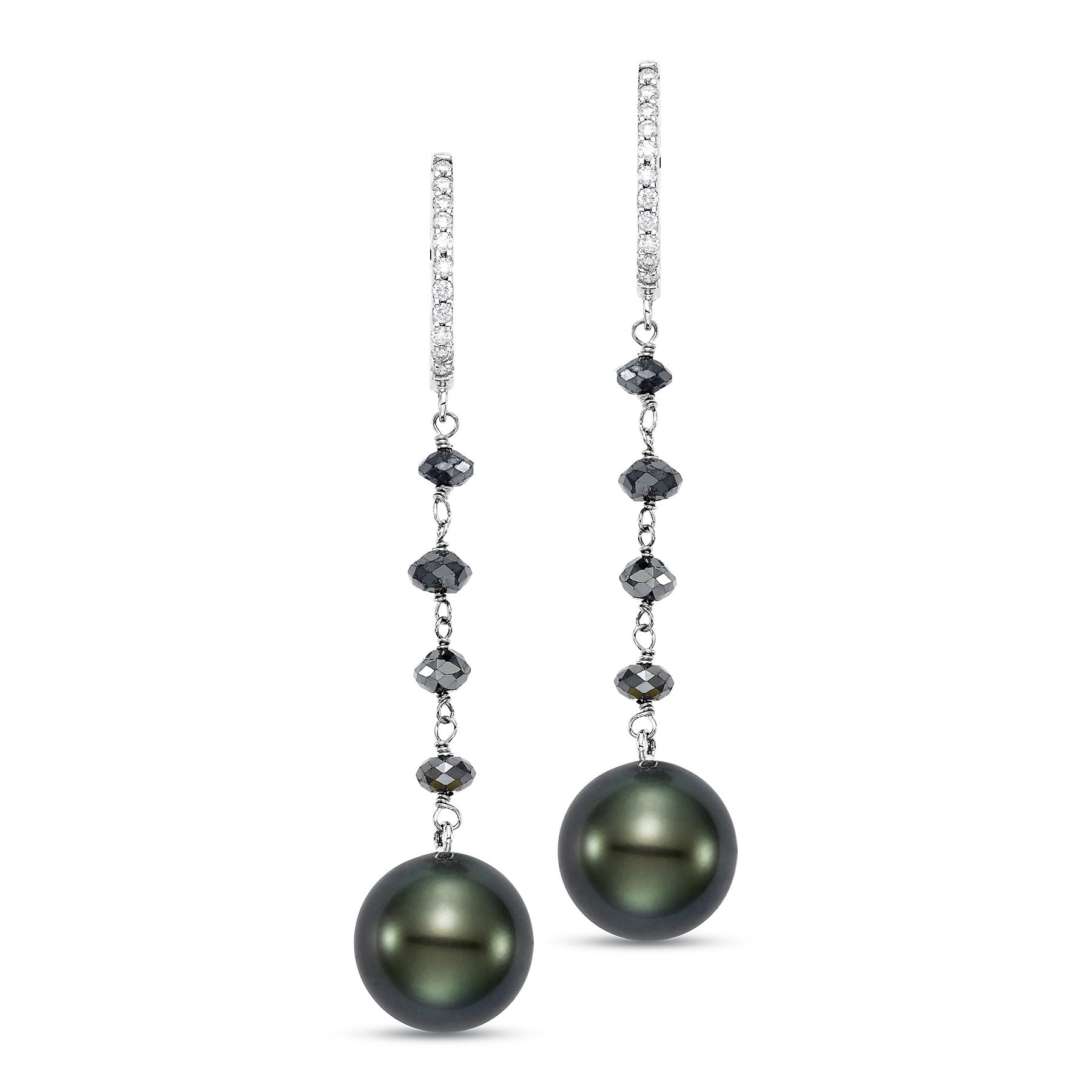 ice Tahitian pearl dana earrings
