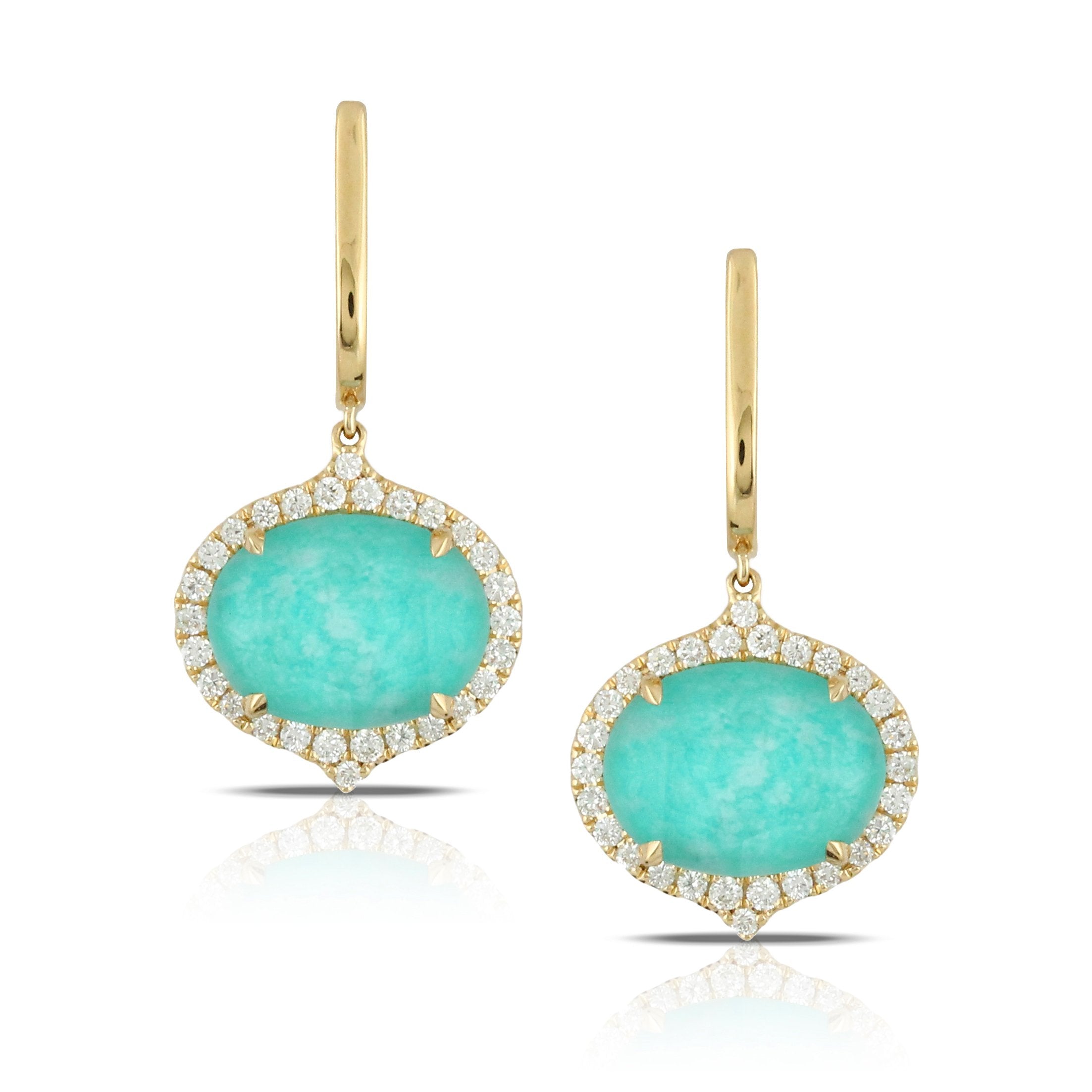 doves amazon breeze collection 18k yellow gold diamond earring E6232AZ-1