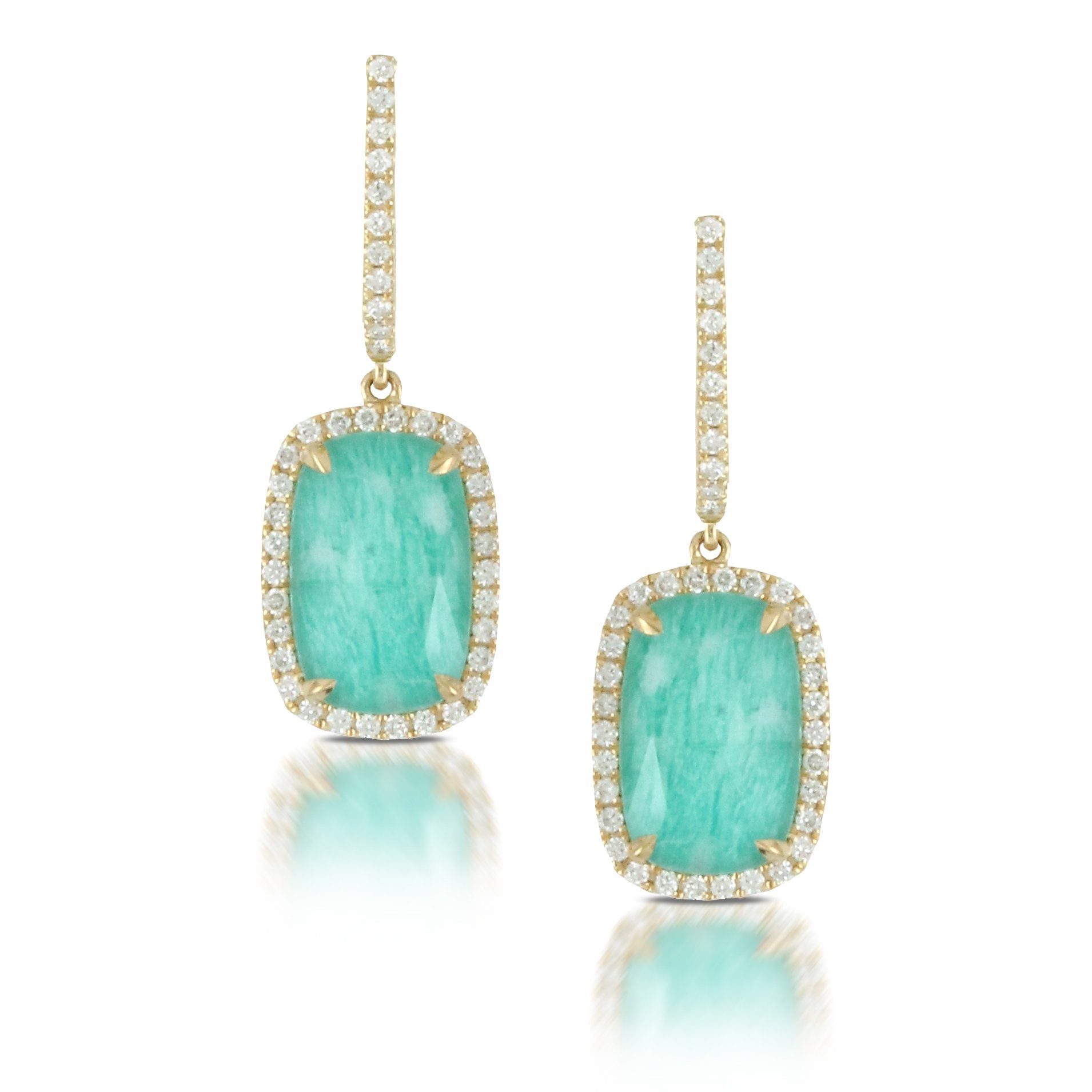 doves amazon breeze collection 18k yellow gold diamond earring E6930AZ