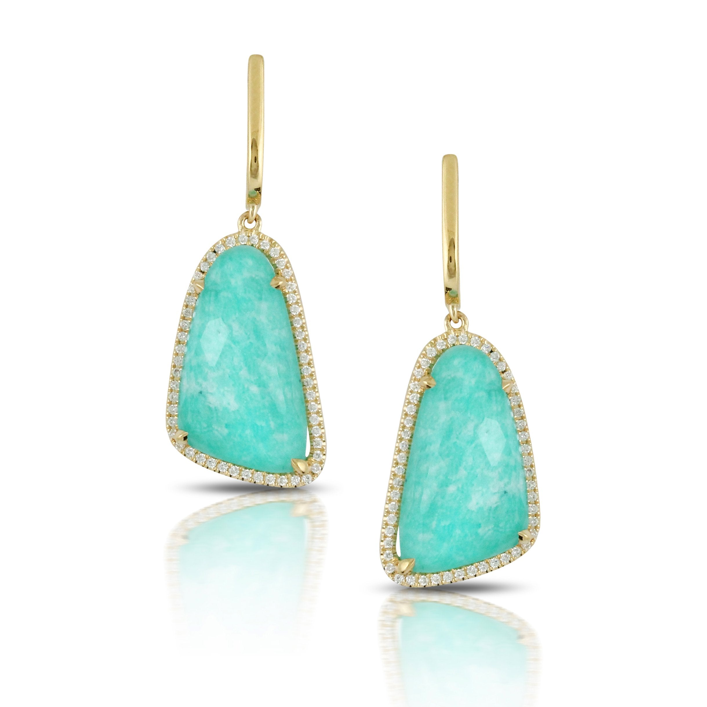 doves amazon breeze collection 18k yellow gold diamond earring E7275AZ