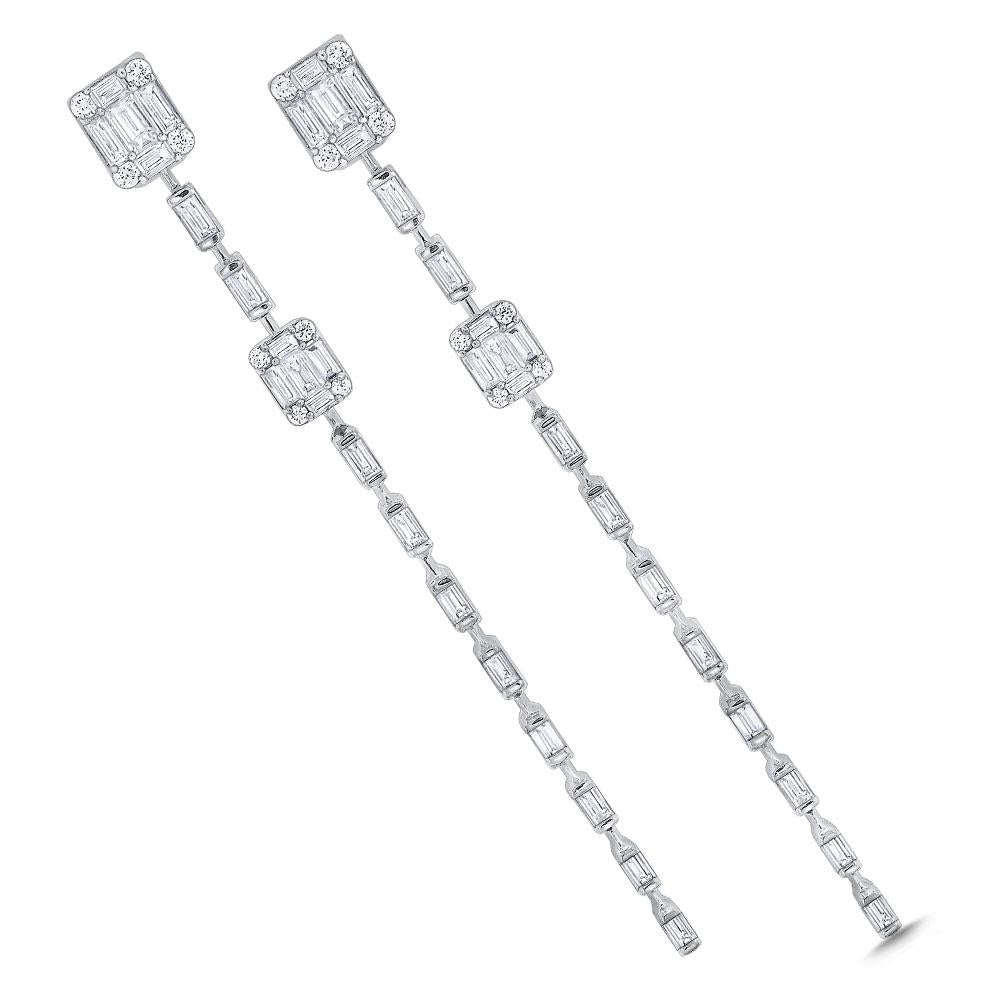 e7516 kc design diamond metropolis line earrings set in 14 kt. gold