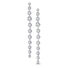 e8305 kc design 14k gold and diamond graduated line earrings