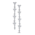 e8309 kc design 14k gold and diamond laurel leaf line earrings
